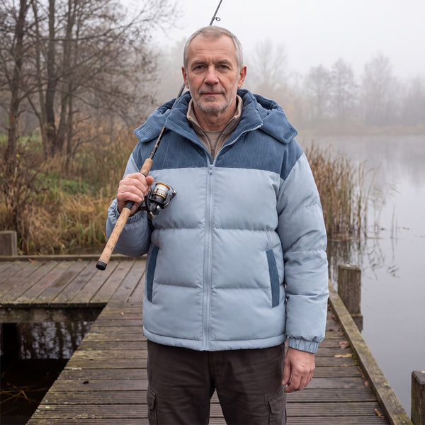 Cord Puffer Jacket