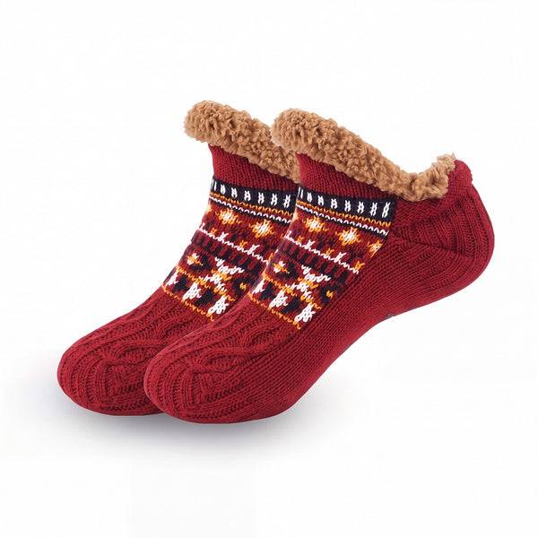 Nordic Knit Slipper Socks