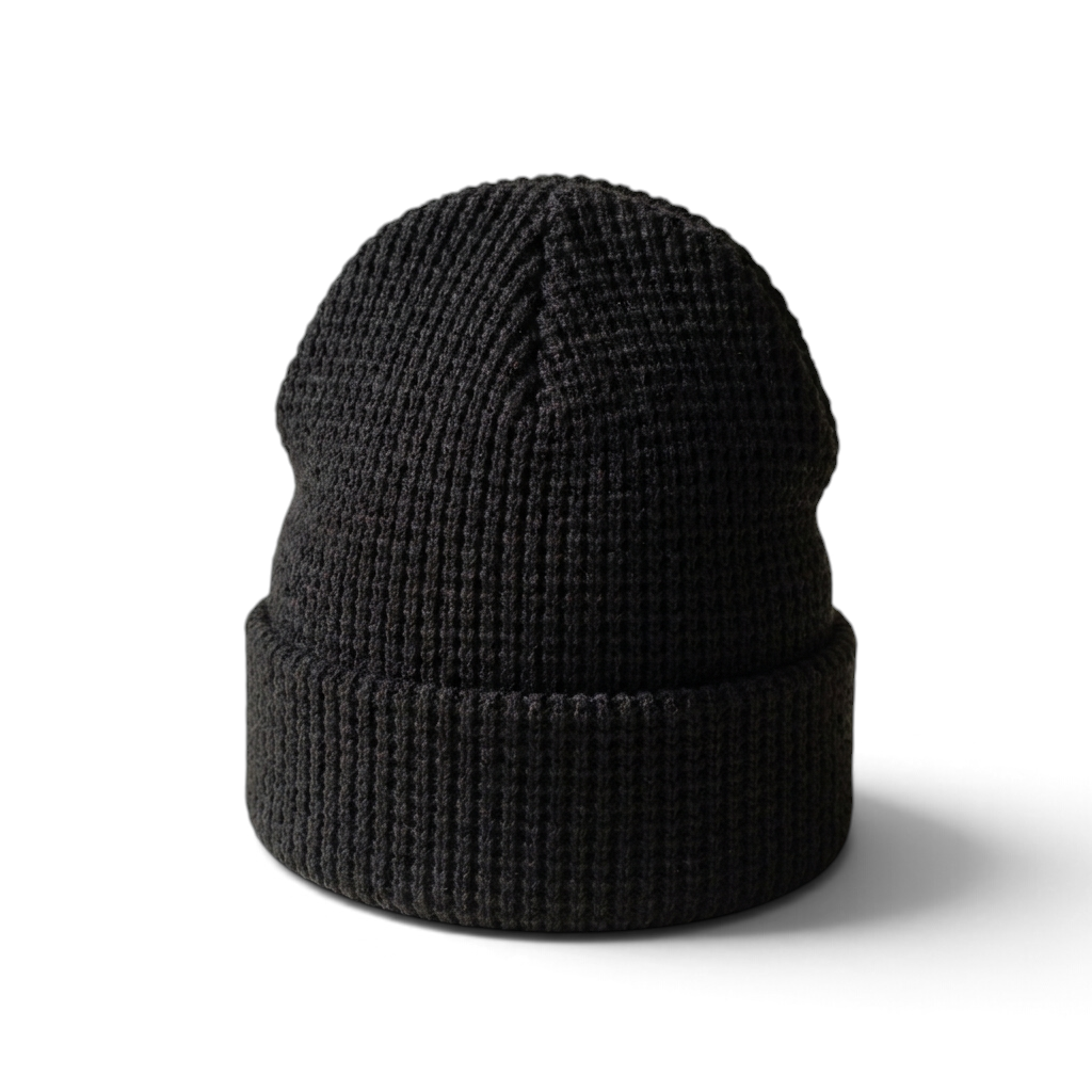 Classic Waffle Beanie i svart