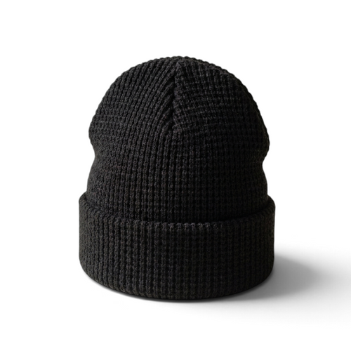 Classic Waffle Beanie nero