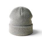 Classic Waffle Beanie i ljusgrå