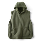 OUTDOORS NORDIC Sherpa Hoodie Vest i grøn