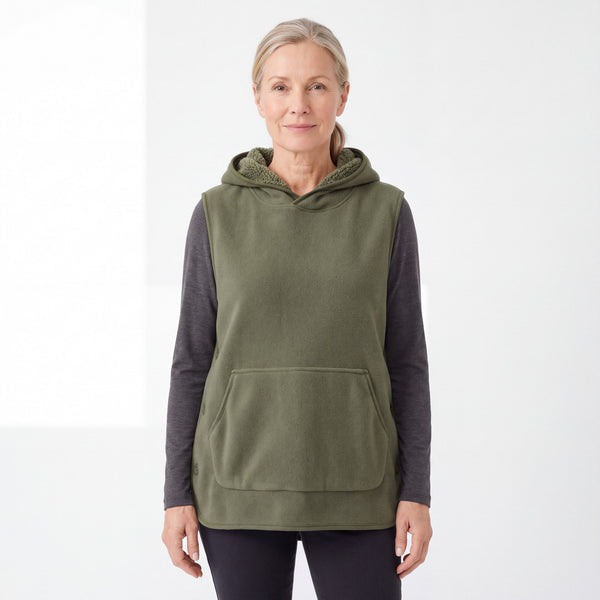 Sherpa Hoodie Vest