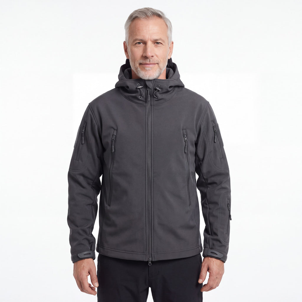 Utility Softshell Jacket herr i grå