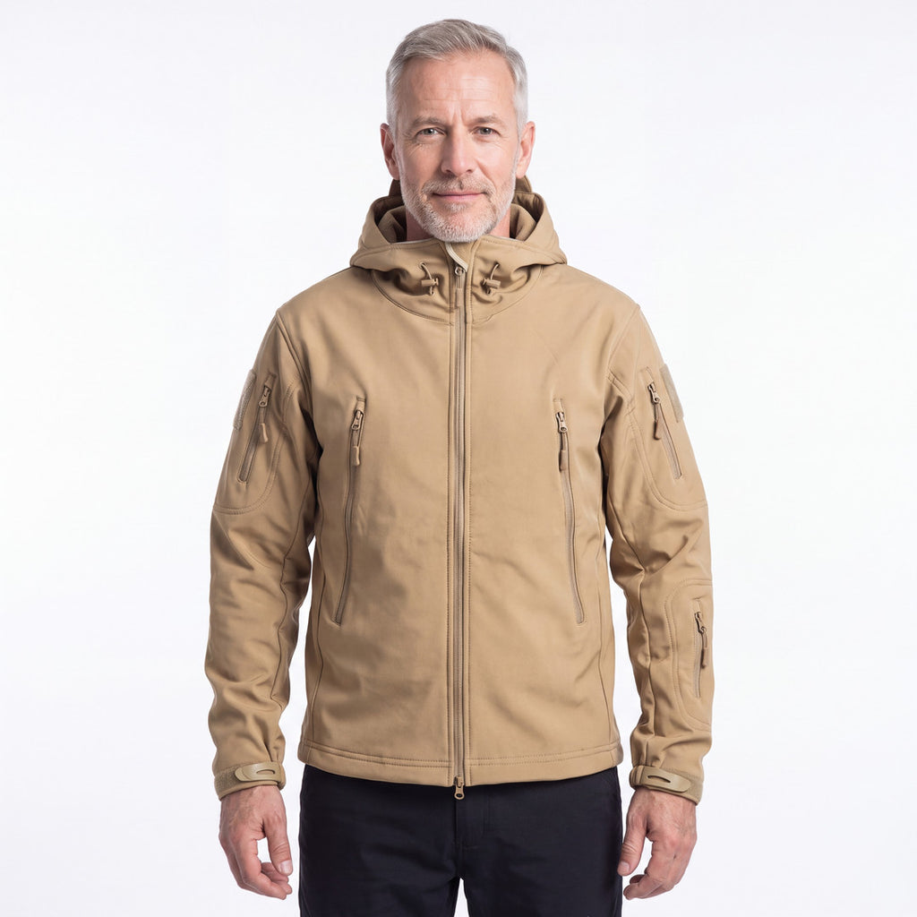 Utility Softshell Jacket herr i khaki