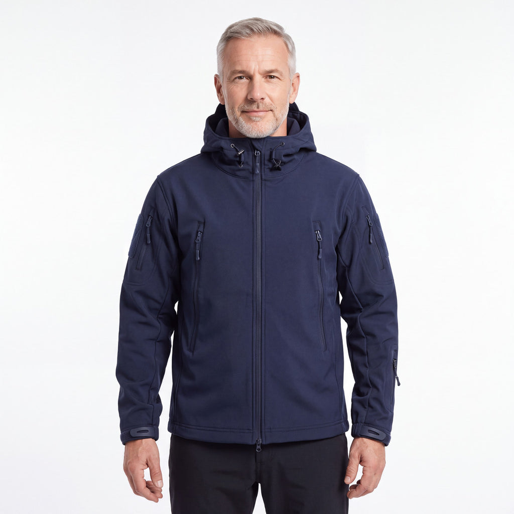 Men's Utility Softshell Jacket in navy blue
